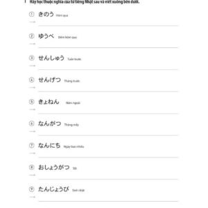 Sách 28 Ngày Tự Học Tiếng Nhật – Ghi Chú Luyện Viết