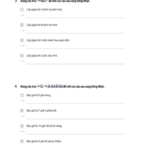 Sách 28 Ngày Tự Học Tiếng Nhật – Ghi Chú Luyện Viết