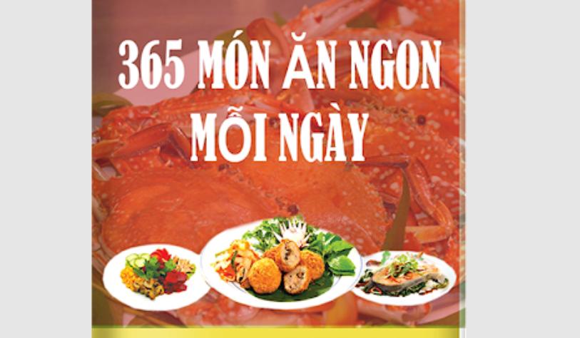 Sách nấu ăn: 365 Món Ngon Mỗi Ngày