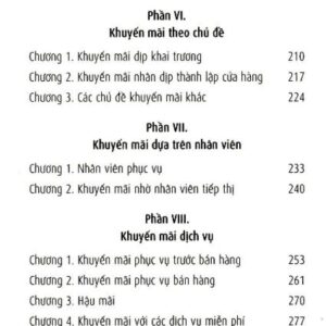 Sách 99 Phương Án Khuyến Mãi Diệu Kỳ Trong Bán Lẻ