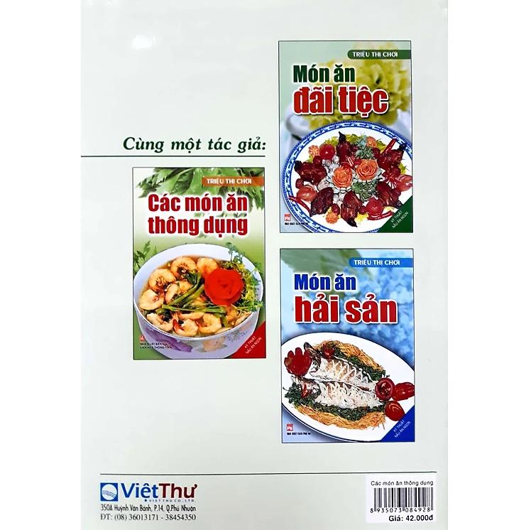 Sách Các Món Ăn Thông Dụng - Triệu Thị Chơi