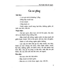 Sách Các Món Ăn Thông Dụng - Triệu Thị Chơi