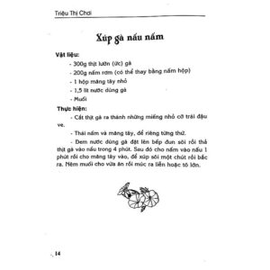 Sách Các Món Ăn Thông Dụng - Triệu Thị Chơi