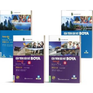 Combo Sách Giáo trình Hán ngữ Boya Trung cấp I+II (4 Quyển)