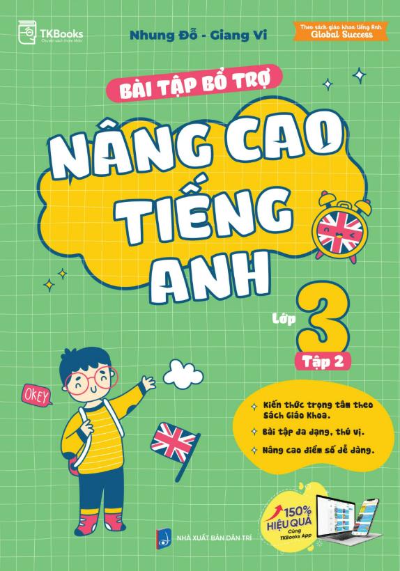 Sách Bài Tập Bổ Trợ Nâng Cao Tiếng Anh Lớp 3 tập 2