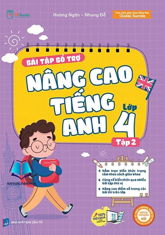 Sách Bài Tập Bổ Trợ Nâng Cao Tiếng Anh Lớp 4 tập 2