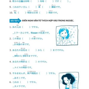 Sách Bài Tập Ngữ Pháp Tiếng Nhật Căn Bản