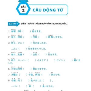 Sách Bài Tập Ngữ Pháp Tiếng Nhật Căn Bản