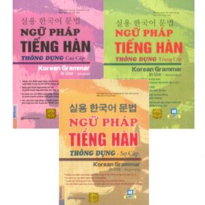 Trọn bộ Ngữ Pháp Tiếng Hàn Thông Dụng 3 cuốn
