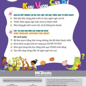 Sách Easy English Writing for Kid – Khu vườn của bé