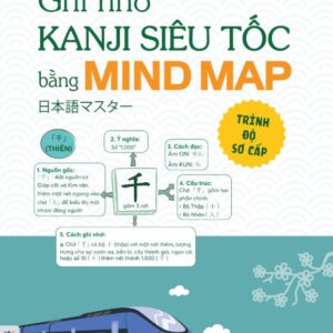Sách Ghi nhớ Kanji siêu tốc bằng mindmap – Trình độ sơ cấp