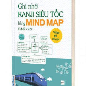 Sách Ghi nhớ Kanji siêu tốc bằng mindmap – Trình độ sơ cấp