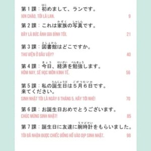 Sách Học Từ Vựng Tiếng Nhật Qua Hội Thoại Giao Tiếp