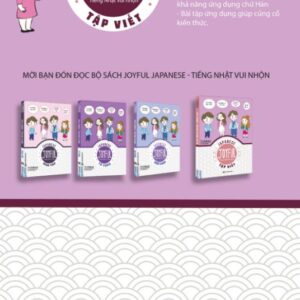 Sách JOYFUL JAPANESE – Tiếng nhật vui nhộn – Tập viết