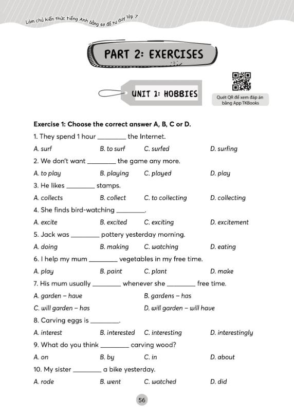 Làm Chủ Kiến Thức Tiếng Anh Lớp 7 Bằng Sơ Đồ Tư Duy