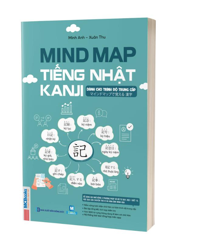Sách Mind Map Kanji Tiếng Nhật – Dành Cho Trình Độ Trung Cấp