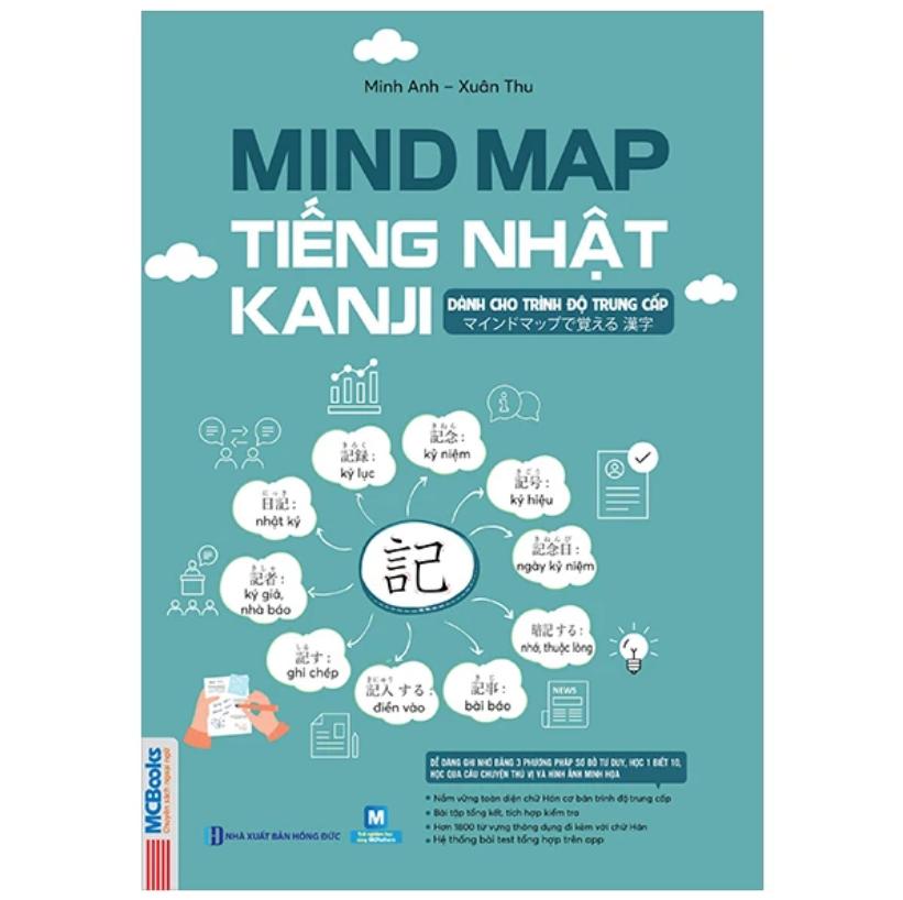 Sách Mind Map Kanji Tiếng Nhật – Dành Cho Trình Độ Trung Cấp
