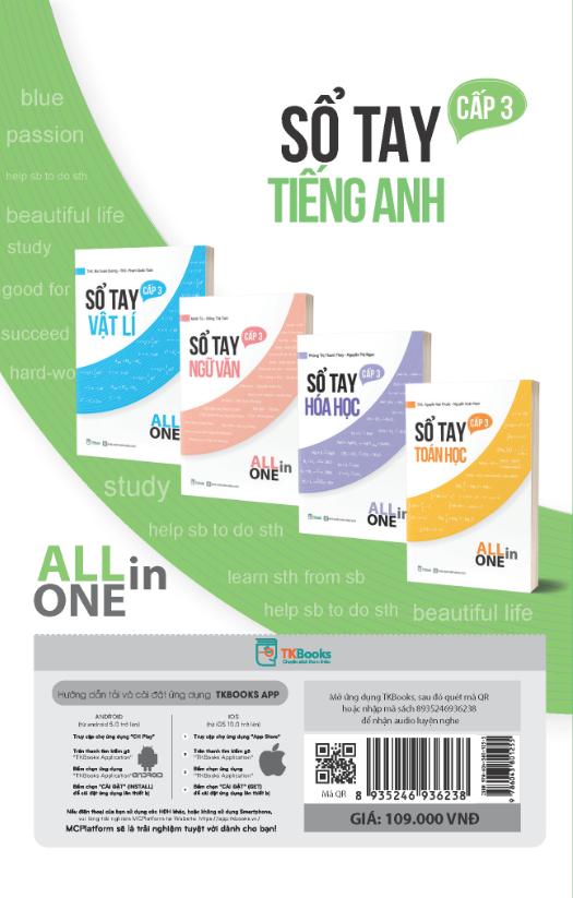Sổ tay tiếng Anh cấp 3 – All in one