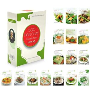 Combo Bộ Sách 500 Món Chay Thanh Tịnh (Bộ 16 Cuốn) - Nguyễn Dzoãn Cẩm Vân