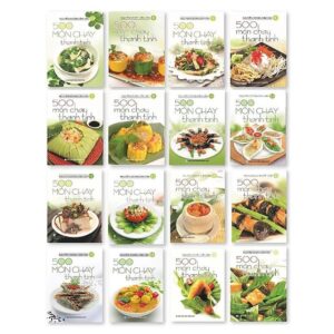 Combo Bộ Sách 500 Món Chay Thanh Tịnh (Bộ 16 Cuốn) - Nguyễn Dzoãn Cẩm Vân