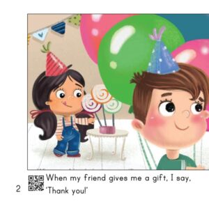 Sách Being polite – Thank you