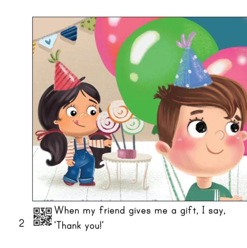 Sách Being polite – Thank you