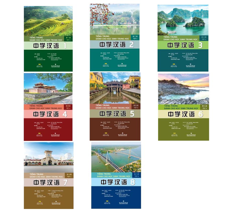 Combo Tiếng Trung Dành Cho Học Sinh Trung Học – 8 Quyển