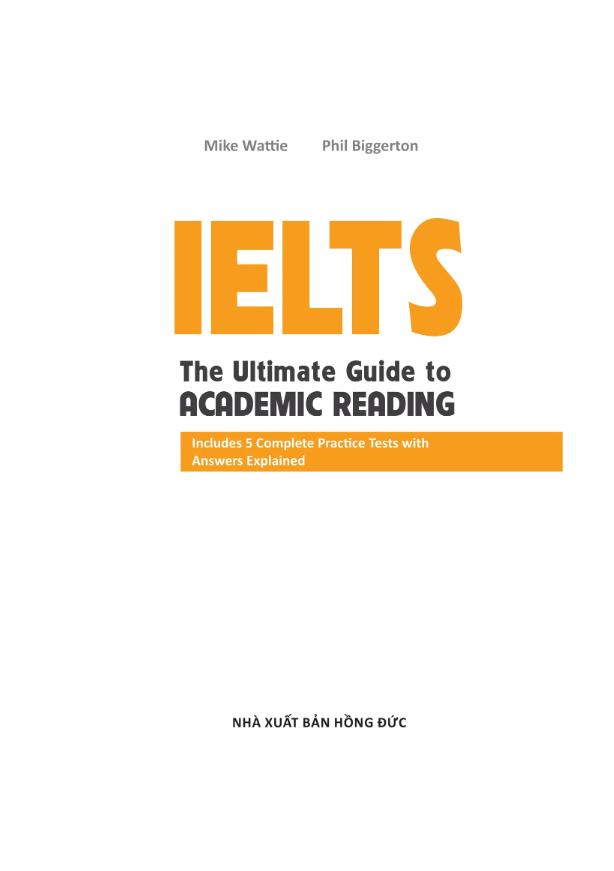 Sách IELTS – The Ultimate Guide to Academic Reading