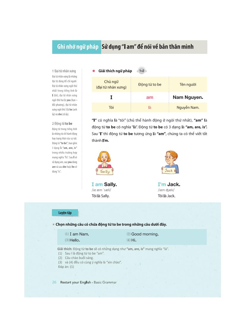 Sách Restart Your English – Basic Grammar