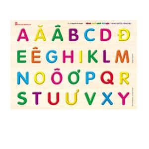 Sách Cùng con chơi và học – Bảng chữ cái tiếng Việt